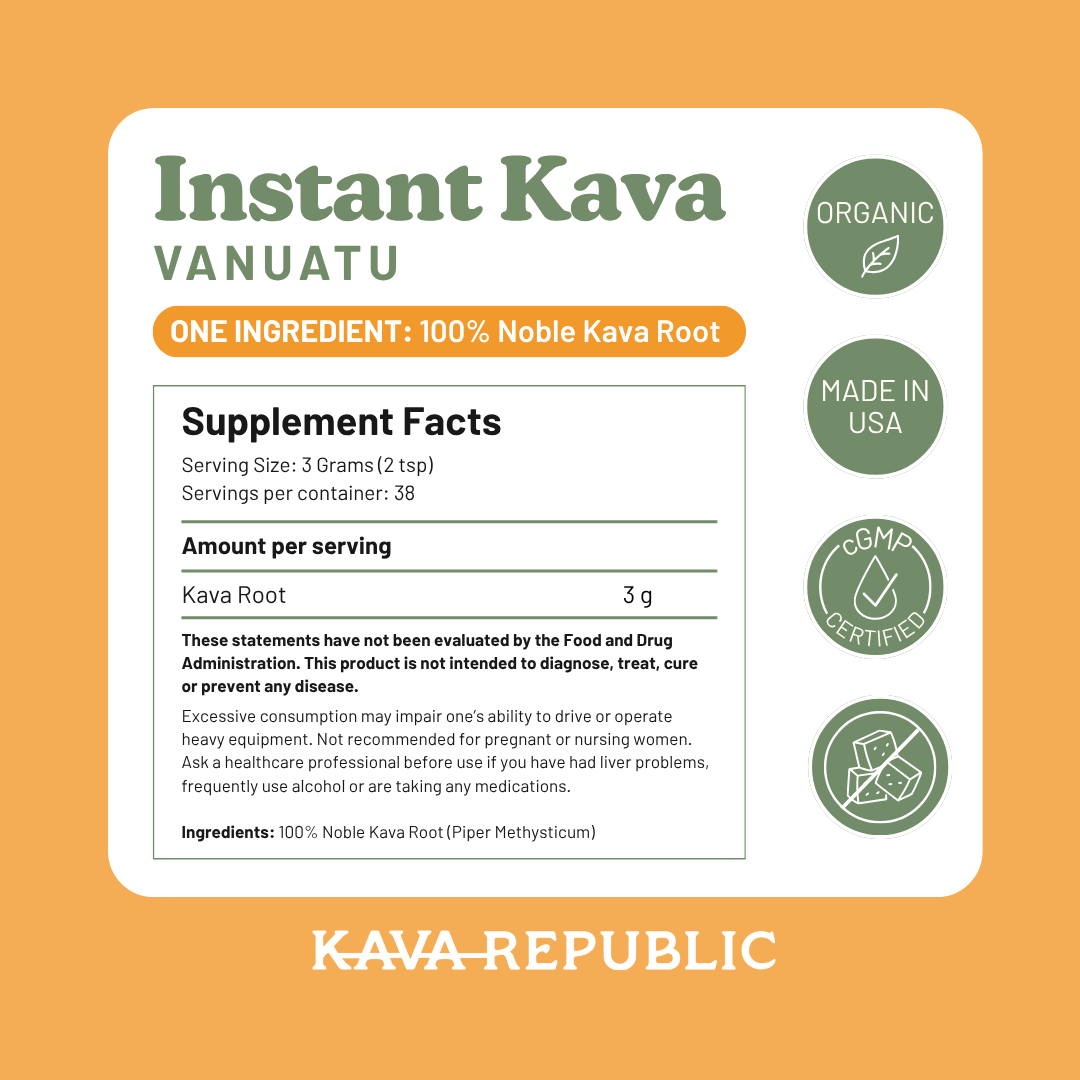 Instant Vanuatu Kava Powder