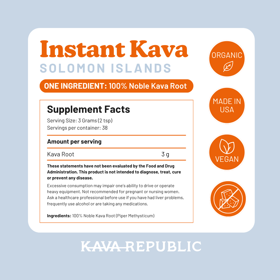 Instant Solomon Islands Kava Powder