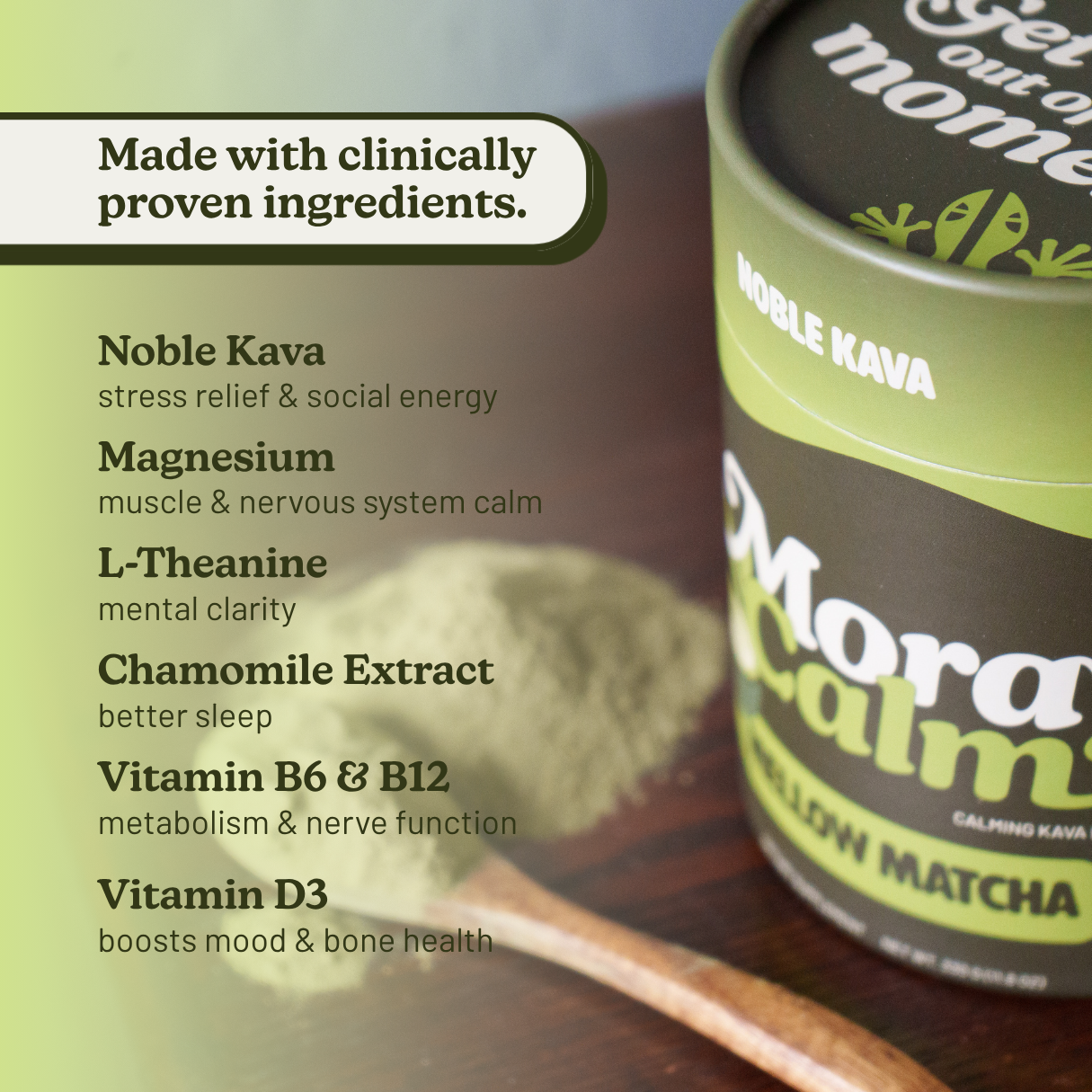 Mora Calm Mellow Matcha
