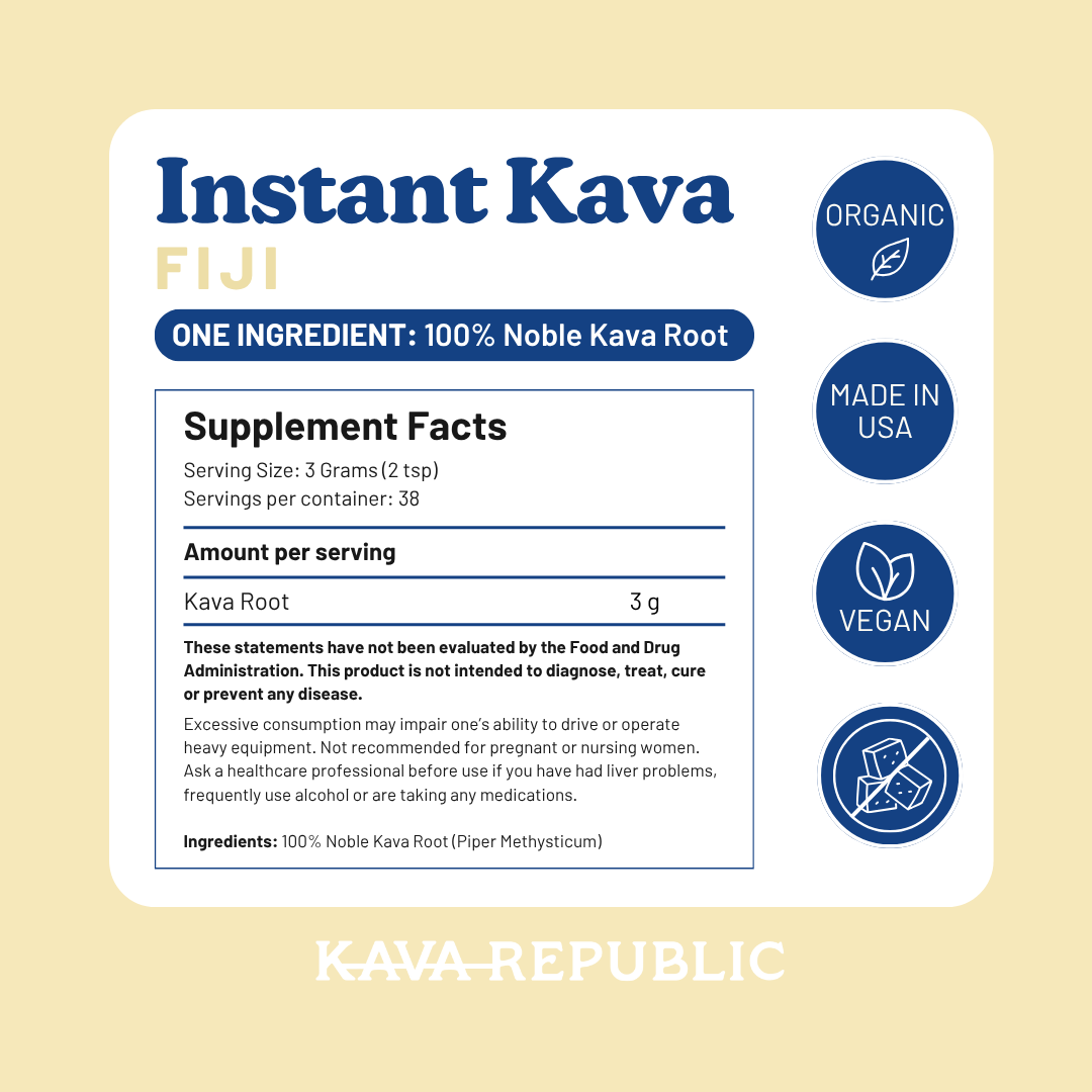 Instant Fiji Kava Powder